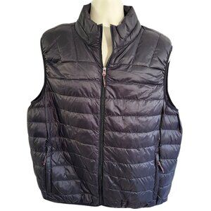 HAWKE & CO Sport Performance Black Light Weight Zipped Puffer Vest Men's XL